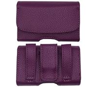 2nd Gen Premium Pouch Case with Belt Clip for Medtronic MiniMed Insulin Pumps (All Models) (Horizontal/1-A/PURPLE)