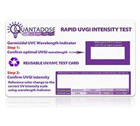 2nd Gen QuantaDose® Reusable UVC Light Test Card with UV Intensity Strip Sensitive to UVA/UVB/UVC Light