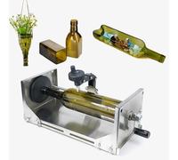 2nd Generation Glass Bottle Cutter Kit, Handwheel DIY Tool for Wine Bottles, Stainless Steel Craft Cutting for Upcycling, Making Glasses, Vases & Candle Holders