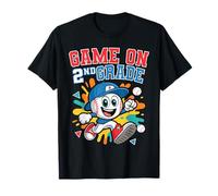 2nd Grade Back to School Baseball Drip Game On Funny T-Shirt