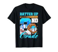 2nd Grade Batter Up Baseball Ice Cream Drip Back to School T-Shirt