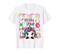 2nd Grade Cute Unicorn Back to School Second Grade Girl Kids T-Shirt