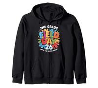 2nd Grade Field Day 2026 Lets The Games Begin Fun School Zip Hoodie