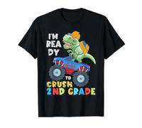 2nd Grade for Boys First Day of Second Grade Back to School Value Graphic T-Shirt, Men, Black, S