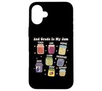 2nd Grade Is My Jam Cute Teacher Student Back to School Case for iPhone 16 Plus