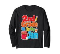 2nd Grade is My Jam Elementary School Kids Boys Girls Long Sleeve T-Shirt