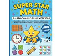 2nd Grade Math Workbook: Master the Basics (Ages 7-8): Addition, Subtraction, Place Value, Time, & Geometry - 200 Pages of Visual Math Practice