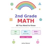 2nd Grade Math: Workbook with Lessons, Practice Pages, Answer Key & Completion Certificate (Grade 2, Ages 7-8) (Grade-by-Grade Math Workbooks)