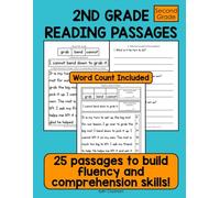 2nd Grade Reading Passages to Build Fluency and Comprehension Skills: Second Grade Reading Passages with Comprehension Questions and Fluency Word Count