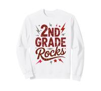 2ND GRADE ROCKS First Day Band Teacher Besties Autograph Sweatshirt