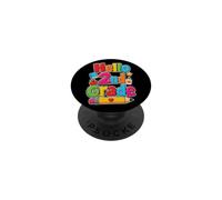 2nd Grade Second Elementary Apple Heart Star First Day PopSockets Adhesive PopGrip