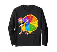 2nd Grade Spin the Wheel to Win Back to School Second Grader Long Sleeve T-Shirt