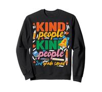 2nd Grade Squad Teacher Kind People Are My Kind Of People Sweatshirt