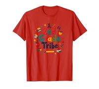 2nd Grade Tribe: School Spirit for Young Learners T-Shirt, Men, Red, 3XL