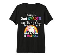 2nd Grade Unicorn and I'm in Second Grade on Twosday Premium T-Shirt
