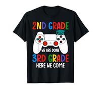 2nd Grade We Are Done 3rd Grade Here We Come Gamer Gaming T-Shirt