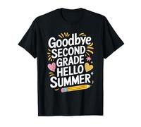 2nd Grader Teacher, Goodbye Second Grade Hello Summer T-Shirt
