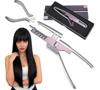 2nd Hair Extension Machine 6d - 5 Row Kit, 6d Hair Extension Machine Connector & Remove Plier Kit, 20min Finish Extension Second Generation, Fast Heating