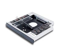 2nd HDD SSD Hard Drive Caddy, CD DVD Optical Bay Replacement for Dell Inspiron One 23 2330 2320 2305 2350 1564 1545 1750 N4050 All-in-One Desktop Computer, SATA3 Second Solid State Drive Enclosure