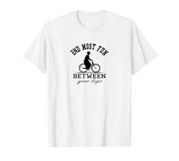 2ND Most Fun Between Your Legs Bike Cycling Bicycle Inspired Value Graphic T-Shirt