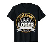 2nd Place??? That's just a Fancy Word for Loser! - Value Graphic T-Shirt, Men, Black, M