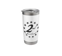 2ND Second Amendment Betsy Ross Flag Ring of Stars Stainless Steel Insulated Tumbler