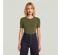 2nd Skin Bodysuit T-Shirt - Green - Women XL