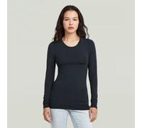 G-star 2ns Skin Super Slim Fit Long Sleeve T-shirt Blue L Woman