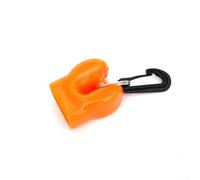 2nd Stage Regulator Octopus Retainer Clip Mouthpiece Holder to Secure Backup Scuba Regulators and Prevent Debris Entry (Orange)