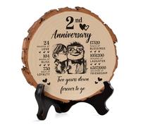 2nd Wedding Anniversary Unique Gifts, Cotton Anniversary Unique Gifts, Cotton Wedding Anniversary Unique Gifts, Cotton Anniversary Unique Gifts for Him, Wooden Plaque