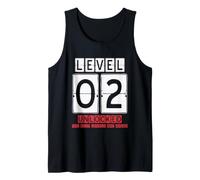 2nd Wedding Anniversary Unlocked Level 02 Birthday Complete Tank Top