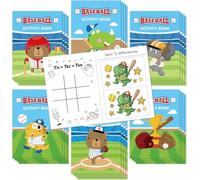 2ooya Baseball Colouring Books for Kids 24Pcs Bulk Party Favours Activity
