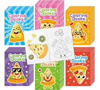 2ooya Pizza Colouring Books for Kids 24Pcs Bulk Party Favours Activity