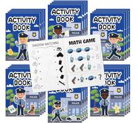 2ooya Police Colouring Books for Kids 24Pcs Bulk Party Favours Activity