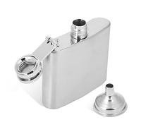 2OZ Hip Flask for Women Men Hip Flask with Funnel 2.8×2.4in Stainless Steel Whiskey Pocket Alcohol Hider Hidden Drinks Containers for Liquor for Discrete Shot Drinking of Alcohol Whiskey