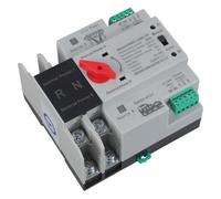 2P 100A Automatic Transfer Electrical Selector Switches Din Rails Mount Double Power Switches Generator Changeover Din Mounted Double Power