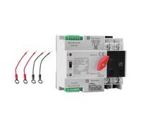 2P 100A Changeover Switches Din Rails ATS Double Power Automatic Transfer Controller For Home Generator Changeover