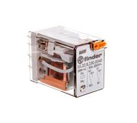 2P 10A 230V AC Miniature Relay Push Button 55.32.8.230.0040