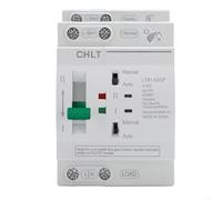 2P 110V Automatic Transfer Switch for ATS Applications with Real-Time Power Monitoring, Green/Red LED Indicators, 35mm DIN Rail Mount (2P 32A 110V)