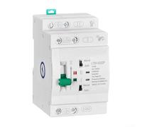 2P 110V Automatic Transfer Switch for ATS Applications with Real-Time Power Monitoring, Green/Red LED Indicators, 35mm DIN Rail Mount (2P 50A 110V)