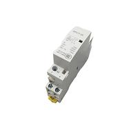 2P 16A 25A 1NC 1NO 220V 230V 50/60HZ Din Rail Household Ac Contactor One Normal Open One Normal Close for Home Hotel Resturant Automatic switch (Color : 16a)