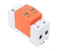 2P 20KA DC 500V/1000V Surge Protector for, Flame Retardant Arrester with Thermal Disconnector, High Energy PV Protection Device for Solar Power Systems, Cold and(A)