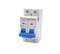 2P 230V~ CType Mini Circuit Breaker Miniature Household Air switches Capacity 4.5KA Mounting 36mm Din Rail Laser Printing(4A)
