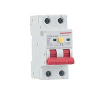 2P 230V RCBO MCB 30mA Residual Current Circuit Breaker With Over Current And Leakage Protection 6-63A YCB6HLN-63(32A)