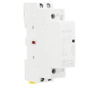 2P 24V DC Contactor 25A 50/60Hz 2NO DIN Rail Mount Relay for Smart Home, Industrial & Building Electrical Systems