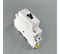 2P 25A 220V/230V 50/60HZ Din Rail Household Ac Modular Contactor with Manual Control Switch 2NO Or 1NO 1NC Or 2NC 1Pcs(1NO 1NC)