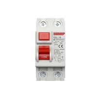 2P 32A 10/30/100/300mA Type A Electromagnetic Residual Current Circuit Breaker Differential Circuit Breaker Safety Switch(2P 100mA,50A)