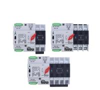 2P 3P 4P 63A 100A 125A MCB type Dual Power Automatic transfer switch ATS Rated voltage 220V/380V 50/60HZ(KL-a110,110V 63A)