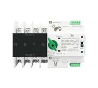 2P 3P 4P Din Rail ATS inverter Dual Power Automatic Transfer Selector Switches Uninterrupted 63A 100A 125A