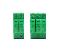 2P 3P DC SPD 20KA~40KA Rail Solar Outdoor Power Protection Protective Device Surge Protector Surge 1Pcs(3P,1000V)